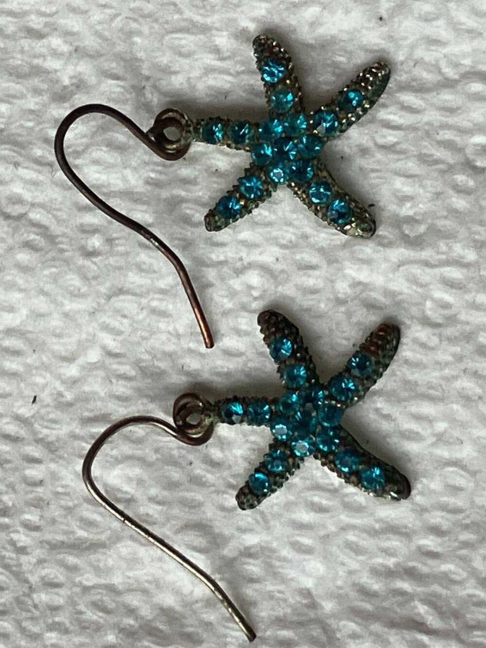 Stunning Turquoise Starfish Dangle Earrings - Coastal/Beachy Style